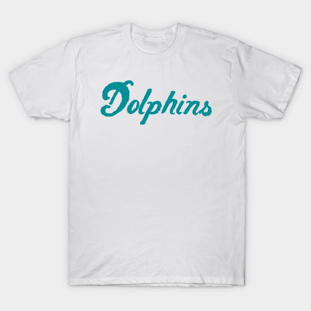 Miami Dolphiiiins 07 T-Shirt by Very Simple Graph